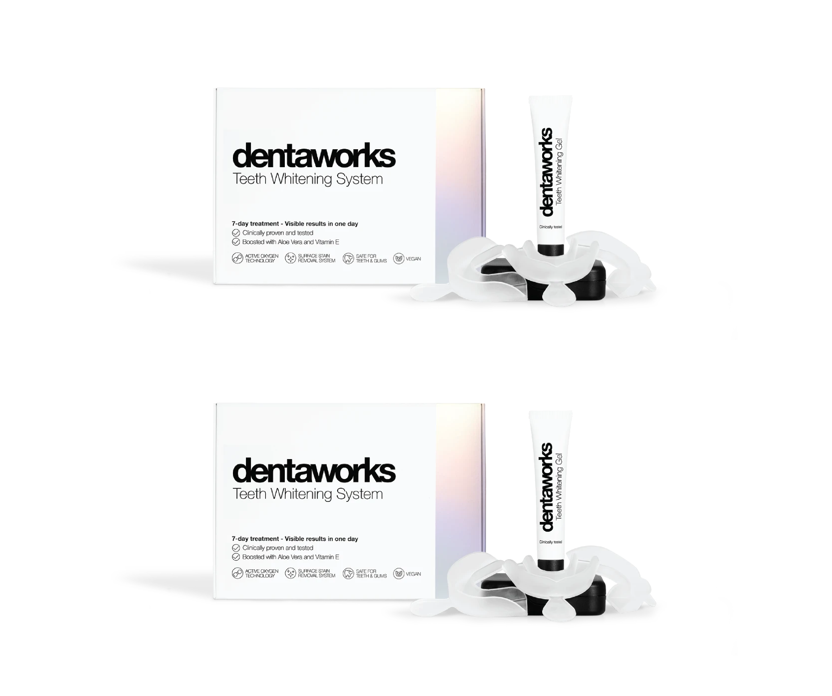 2 x Dentaworks Zahnbleaching